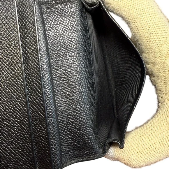Dolce & Gabbana Black Leather Bi-fold Wallet/Card holder